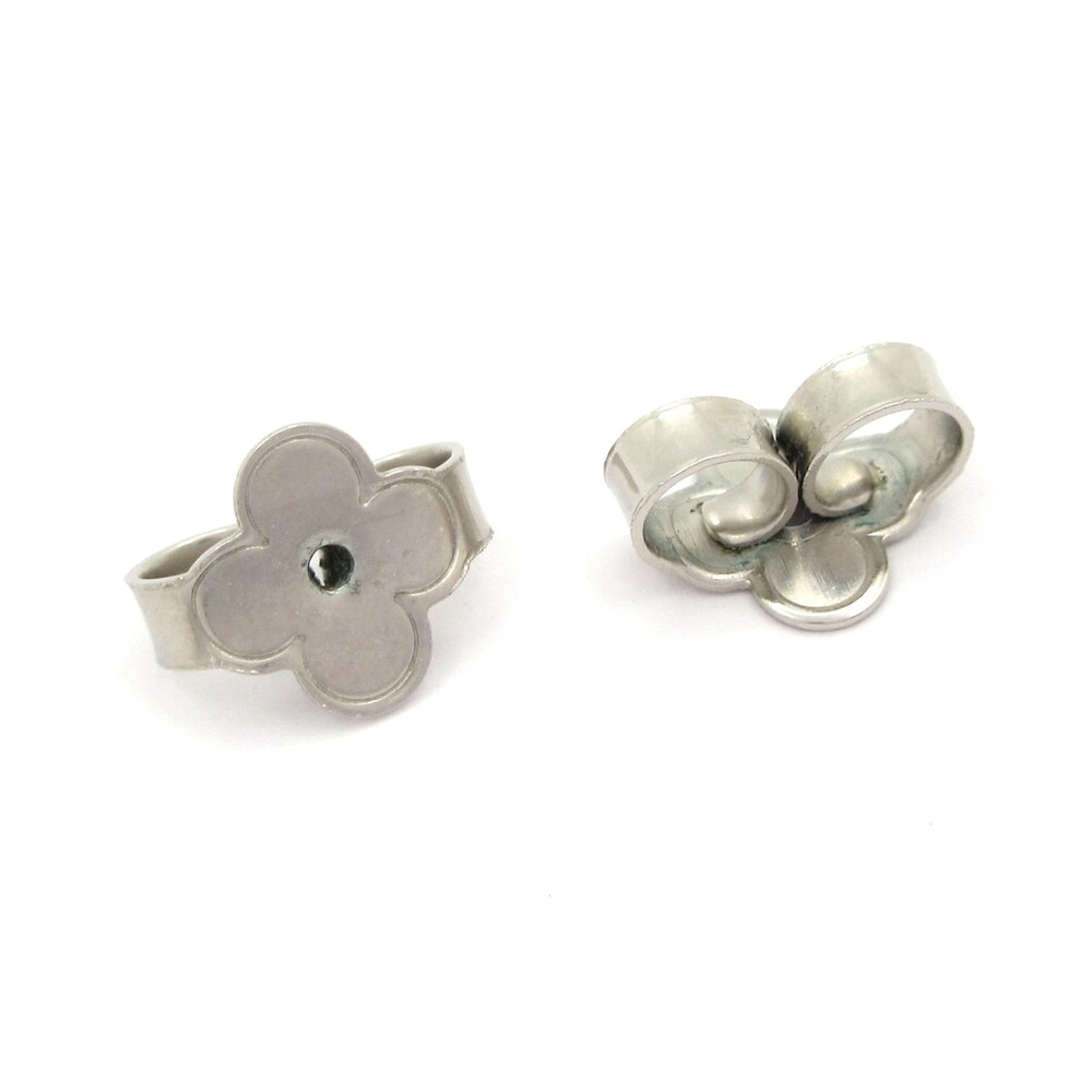 Louis Vuitton Earrings LV Iconic Louisa Strass Earrings M03242 Silver Clear - Picture 6 of 7
